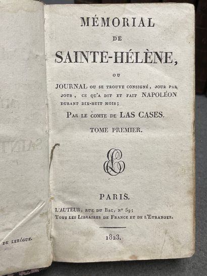 LAS CASES, Emmanuel Augustin (comte de)....