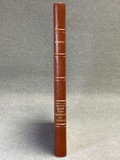 QUANTIN, Maximilien. - Dictionnaire topographique...