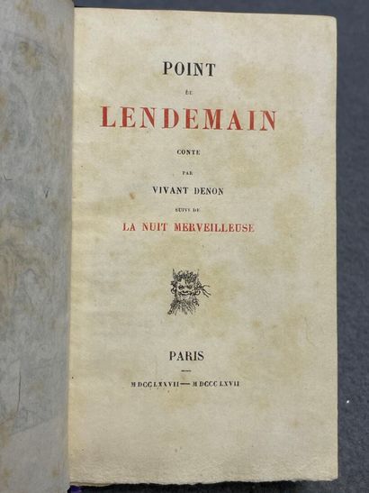 DENON, Dominique Vivant (baron). - Point...