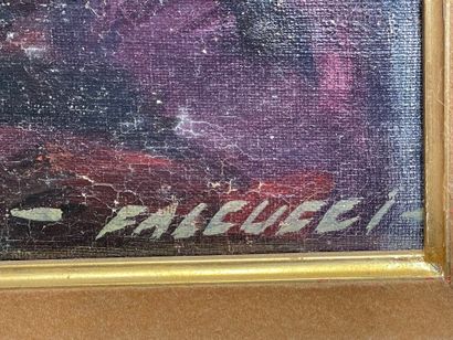Robert FALCUCCI ( 1900-1989). 
L'aveugle...