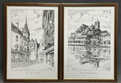 Roger Marcel BIZOT (1911- ? )
Deux gravures...