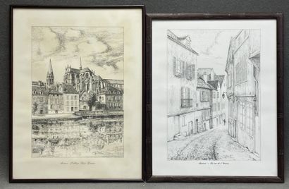 Roger Marcel BIZOT (1911- ? )
Deux gravures...