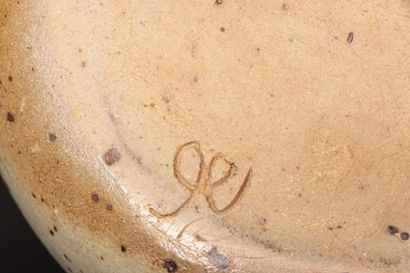 * Deux vases soliflore en grès de Puisaye.
H....