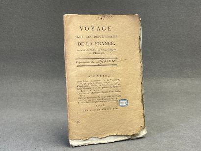 LA VALLÉE, Joseph. - Voyage dans les départemens...