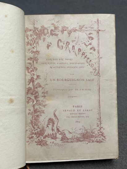 [CLAUDE, Victor]. - Les Grappillons : contes...