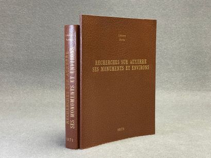 LEBLANC DAVAU, Léon. - Recherches historiques...