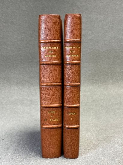 [LEBLANC DAVAU, Léon]. - Recherches historiques...