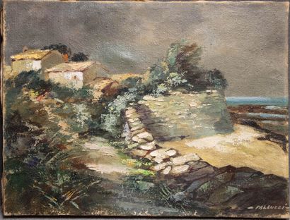 Robert FALCUCCI (1900 - 1989)
Paysage d'orage.
huile...