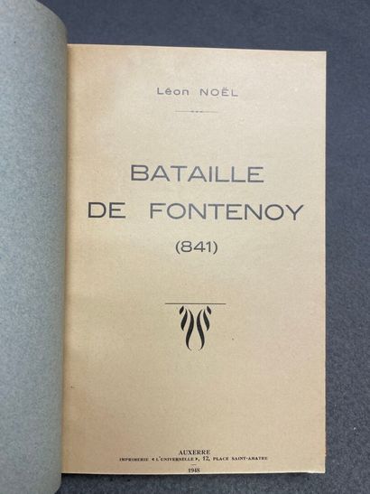 [FONTENOY]. - Recueil de 5 textes relatifs...