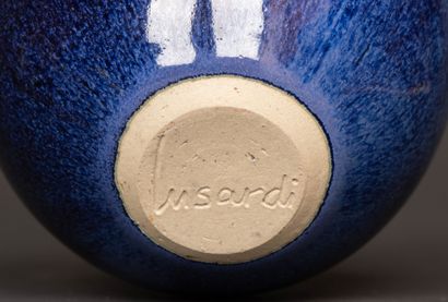 Patrice LUSARDI 
Vase boule en céramique...