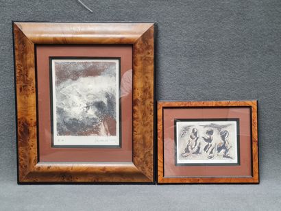 Deux gravures modernes
Gravure Thor GAUDAIRE...