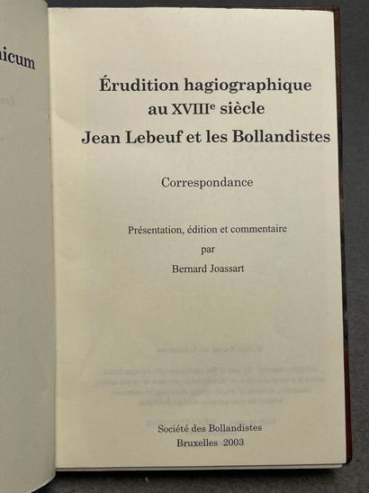 [LEBEUF, Jean (abbé)]. - Réunion de 6 ouvrages...