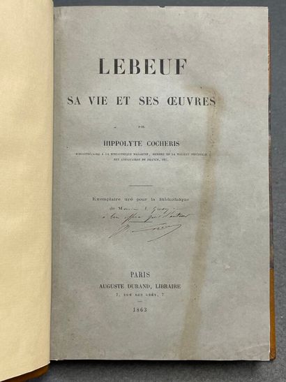 [LEBEUF, Jean (abbé)]. - Réunion de 6 ouvrages...