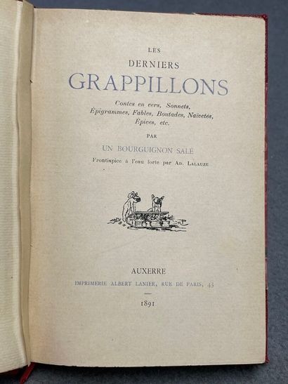 [CLAUDE, Victor]. - Les derniers Grappillons....