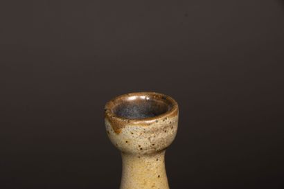 * Deux vases soliflore en grès de Puisaye.
H....