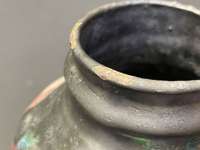 Alain GAUDEBERT (né en 1937)
Vase en grès...