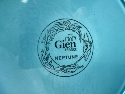 GIEN. service à poisson modèle Neptune, comprenant...