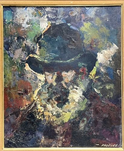 Robert FALCUCCI ( 1900-1989). 
L'aveugle...