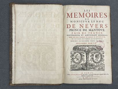 GONZAGUE (Louis de), dit le DUC DE NEVERS.
Les...
