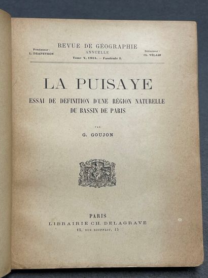. GOUJON, G. - La Puisaye, essai de définition...