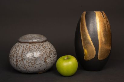 Jean CACHELEUX (né en 1943)
Vase en grès...