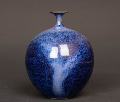Patrice LUSARDI 
Vase boule en céramique...