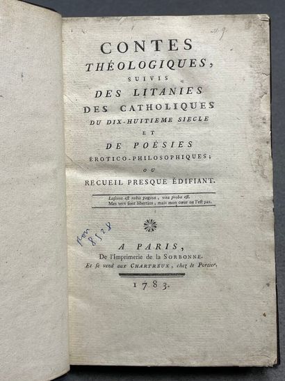 [POMMEREUL, François-René-Jean de]. - Contes...