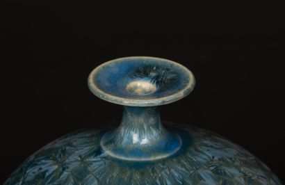 Patrice LUSARDI 
Deux vases boules en grès...