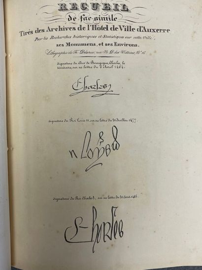 LEBLANC DAVAU, Léon. - Recherches historiques...