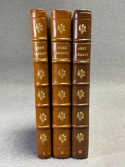 [LEBEUF, Jean (abbé)]. - Réunion de 6 ouvrages...