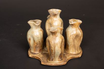 Vase canard et ensemble de vases regroupé...