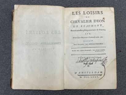 ÉON de BEAUMONT, Charles (chevalier d')....