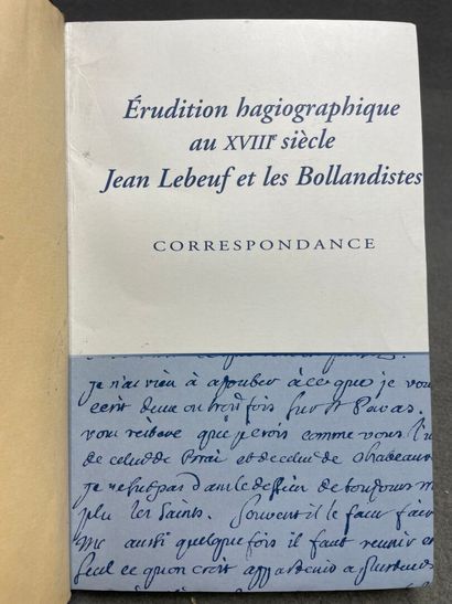 [LEBEUF, Jean (abbé)]. - Réunion de 6 ouvrages...