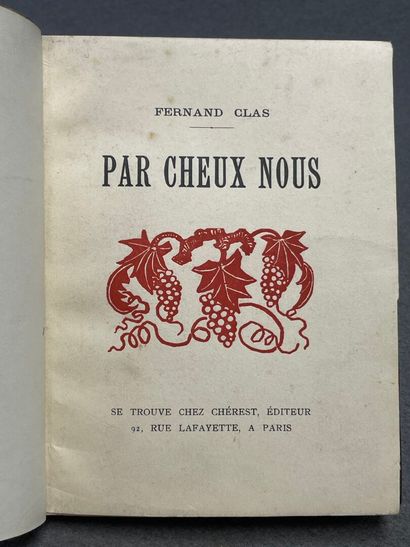CLAS, Fernand (pseudonyme de Fernand Colas)....