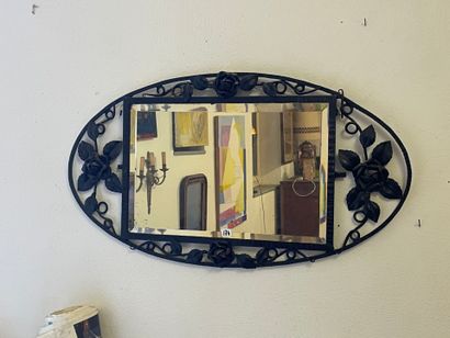 Miroir en fer forgé
41x75cm