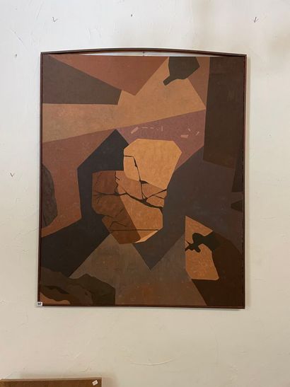 Dorance VELAY (1927) 
COmposition abstraite.
Huile...