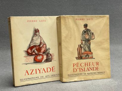 LOTI (Pierre) - Deux volumes. 
- Pêcheur...