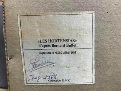 Tapisserie DMC d'après Bernard BUFFET:
 Les...