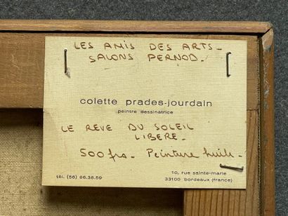Colette PRADES-JOURDAIN ( XX°)
Le rêve du...