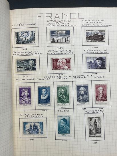 Collection de timbres: France, Allemagne,...