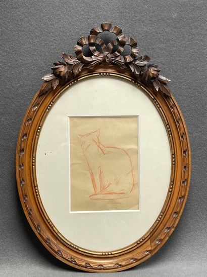 Suzanne VALADON 
Croquis de chat 
reproduction...