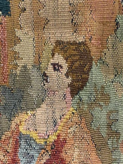 Tapisserie mécanique fin xIX°. 
117 x 87...