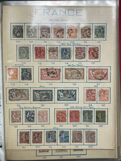 Collection de timbres: France, Allemagne,...