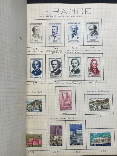 Collection de timbres: France, Allemagne,...