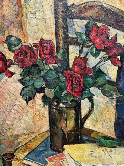 Carola MASCHOTKA (XX)
Nature morte au fleurs....