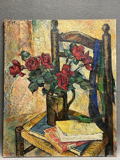 Carola MASCHOTKA (XX)
Nature morte au fleurs....