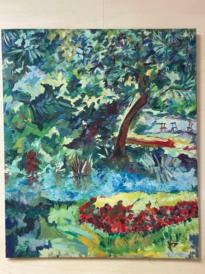 Colette PRADES-JOURDAIN ( XX°)
Jardin fleuri....
