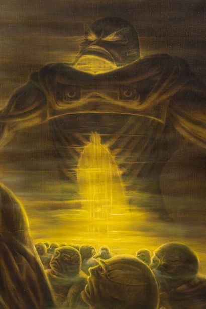 ROCA ( XX°)
Vision onirique.
Huile sur toile...