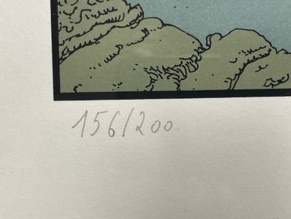 HERMANN (1938) 
Grotte dans les bois. 
Lithographie...
