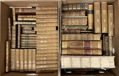 Deux cartons de livres XVIIIe et XIXe, dont...